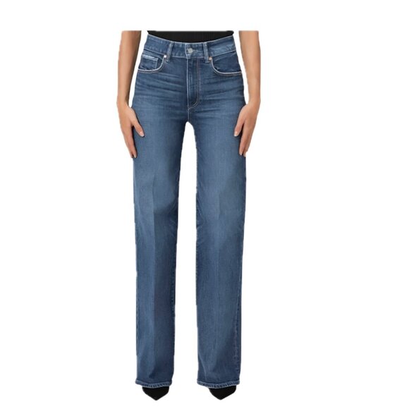 PAIGE Sasha High Rise Wide Leg Jeans in Boogie Womens 26 NWT - Picture 4 of 5